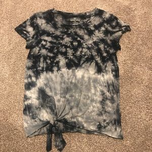 American Eagle Tye Dye Shirt with Knot